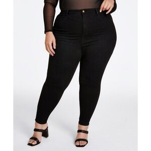 Nina Parker Mom Jeans Womens 24W Black Tapered Leg Retro Aesthetic Grunge NWT